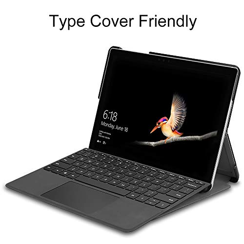 Gylint Case for Surface Go 4 2023 /Go 3 2021 /Go 2 2020 /Surface Go 2018, Slim Fit Leather Smart Case Cover with Pencel Holder for Microsoft Surface Go Blackish Green - color: Blackish green