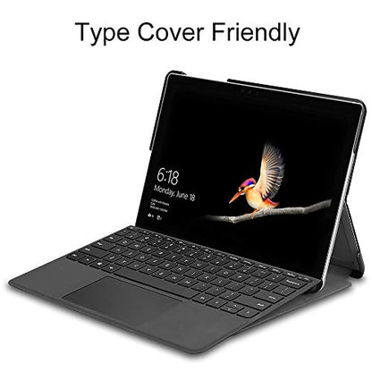 Gylint Case for Surface Go 4 2023 /Go 3 2021 /Go 2 2020 /Surface Go 2018, Slim Fit Leather Smart Case Cover with Pencel Holder for Microsoft Surface Go Navy Blue - color: Navy Blue