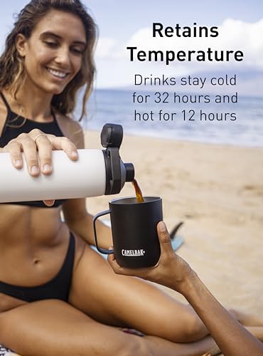 CamelBak Chute Mag Vacuum Insulated Stainless Steel Water Bottle, Magnetic Leak‑Resistant Cap for Everyday Hydration - color: Navy, size: 32 Ounces