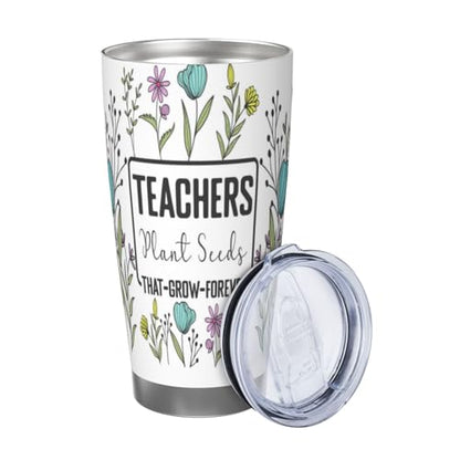 Teacher Appreciation Gifts for Women Teachers, Coffee Tumbler Water Bottle - Stainless Steel Travel Mug, 20oz - style: Teacher