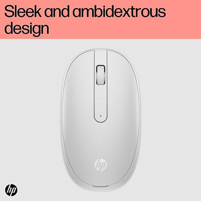 HP 240 BT Mouse Lunar White - color: Empire Red, style: BT Mouse