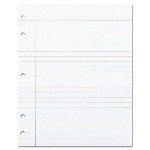 Ecology Recycled Filler Paper, Wide Ruled, White, 150 Sheets