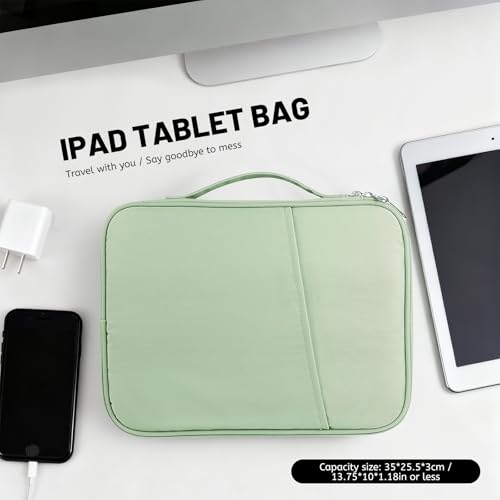 mygreen Universal Travel Gear Organizer/Electronics Accessories Bag/Document File Bag - color: Green-tablet