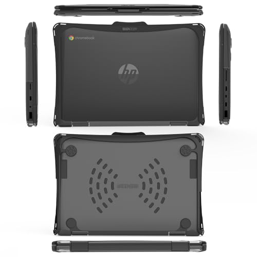 iBenzer Hexpact Securelock Case for HP Chromebook X360 11 inch G5 G4 G3 & Fortis Flip G1i, Heavy Duty Protective Hard Shell Case Cover with Screen Lock for Education K12 Students - size: For Chromebook X360 11" G5 G4 G3 & Fortis Flip G1i