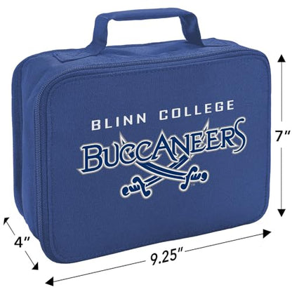 Campus Lab Blinn College Primary Logo Insulated Soft Sided Lunch Box - Reusable Lunch Bag For School Office Work, BPA Free, Royal - color: Blinn College