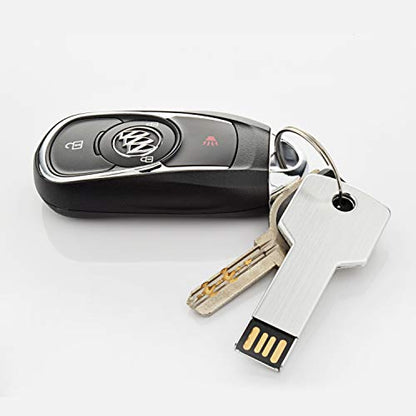 RAOYI 10 Pack 2GB USB Flash Drive USB 2.0 Metal Key Shape Memory Stick Thumb Drive Pen Drive-Silver - color: Silver, size: 2GB
