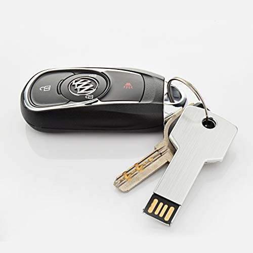 RAOYI 10 Pack 4GB USB Flash Drive USB 2.0 Metal Key Shape Memory Stick Thumb Drive Pen Drive-Silver - color: Silver, size: 4GB