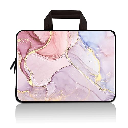 Universal 7~9 inch Kids Tablet Portable Neoprene Zipper Carrying Sleeve Case Bag Fits 7" 8" 8.5" 8.9" 9" iPad mini 5 4 3 2 1, Galaxy Tab A 8.0 (Abstract Watercolor) - color: Abstract Watercolor