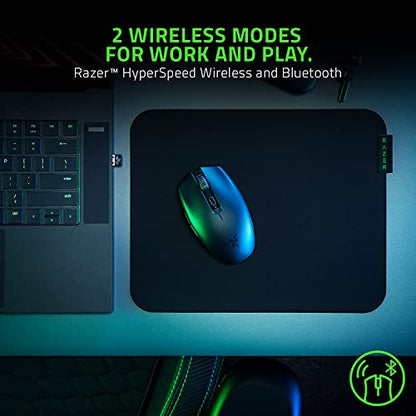 Razer Orochi V2 Wireless Gaming Mouse — Ultra Lightweight & Portable, Bluetooth & 2.4Ghz Wireless Connectivity, 18K DPI, Up to 950hrs Battery Life, Compatible with PC & Mac — Classic Black - color: Classic Black