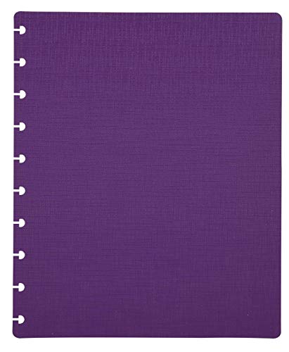 Talia Discbound Notebooks, Planner, Customizable, (Strong Purple, Midsize (7.5in x 9.75in)) - color: Strong Purple, size: Midsize (7.5in x 9.75in)