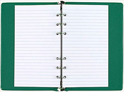 Mead 5" x 3" Memo Book, 6-Ring with Narrow Ruled Paper, Assorted Colors (46000)