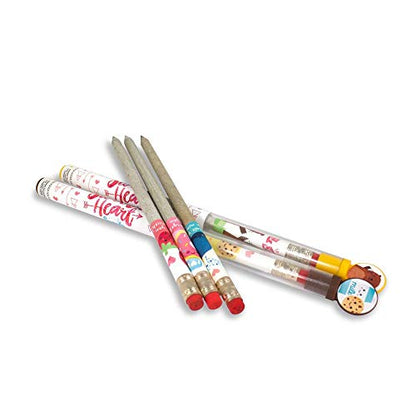 Sweetheart Smencils Cylinder - HB #2 Scented Pencils, 50 Count, Gifts for Kids - color: Sweetheart