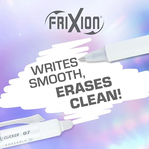 PILOT FriXion Aura Retractable Erasable Gel Pens, Fine Point 0.7 mm, Magenta Ink, Dozen - color: Magenta