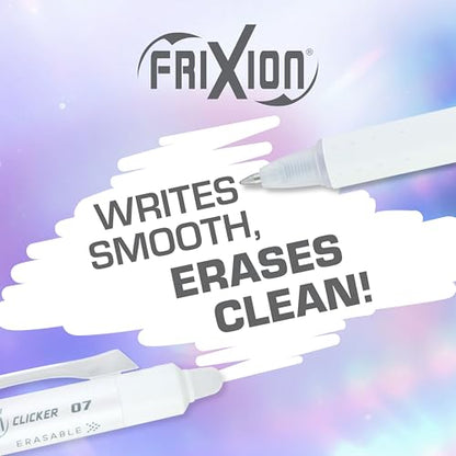 PILOT FriXion Aura Retractable Erasable Gel Pens, Fine Point 0.7 mm, Turquoise Ink, Dozen - color: Turquoise