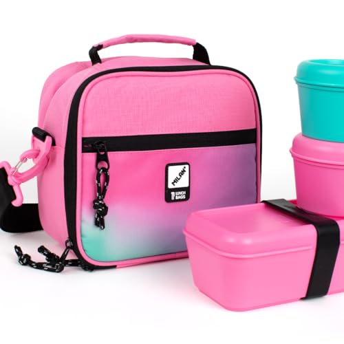 MILAN® Sunset Series 3.5L Insulated Food Cooler Bag, Pink