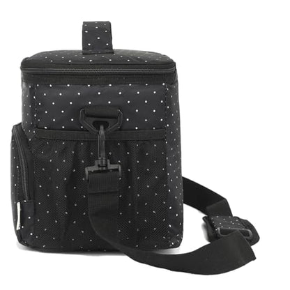 GYEUKHAM Insulated Lunch Bag for Adult/Women/Men, Reusable Large Lunch Box Cooler Soft Leakproof Tote, Thermal Meal Prep Lunch Pail with Adjustable Shoulder Strap for School/Travel/Office, Dot - color: Dot