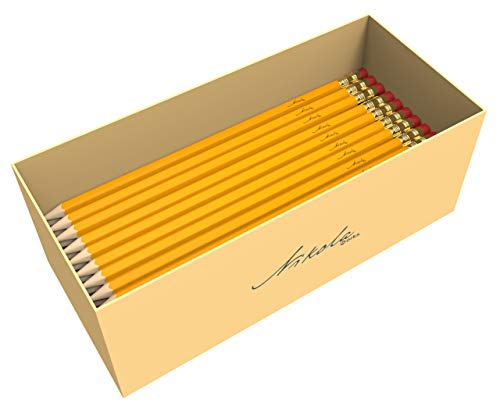 650-Count #2 HB Pre-Sharpened Pencils with Erasers, Yellow