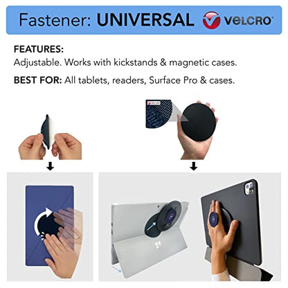 G-Hold® - Comfort Tablet Holder Works with Any Tablet, Tablet case, e-Reader, iPad - Universal, Ergonomic, Rotating, Folds Flat and Adjustable (Navy) - color: Navy