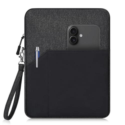 CAAORDKSO 9-11 Inch Tablet Sleeve Case Carrying Case for 11 inch iPad A16, 11 inch iPad Air M3 M2 / iPad Pro 11 M4, 10.2 10.5 10.9" iPad Pro Air, Galaxy Tab S8/S9 11" / Galaxy Tab A9+ Bag, Black - A - color: Black - A, size: 9-11 inch