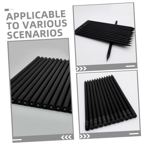 20pcs Wooden Hb Pencils for Drawing and Sketching Smooth Writing Ergonomic Grip Art Supplies for Students and Artists