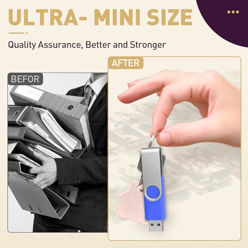 FEBNISCTE Flash Drive 256MB (NOT 256GB) Bulk Pack of 10 USB 2.0 Thumb Drives - Small Capacity 256 MB USB Sticks Value Multipack Pendrives - Multicolor Portable Zip Drive Swivel Pen Drive Jump Drive | USB 2.0Small Capacity 256 MB USB Sticks Value Multipack