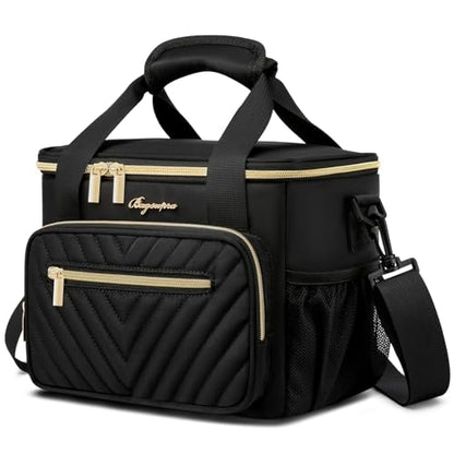 Insulated Lunch Bag Women,Girls Lunch Box Leakproof Lunch Tote Reusable Cooler Bag for Adult Work Picnic Hiking Beach - size: M