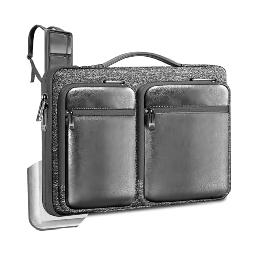 ZINZ 360 Protective Laptop Case 15" 15.6" 16" Sleeve, Water-Resistant Handbag with Straps Compatible with 16" MacBook Neo, MacBook Pro Air 16"/15", XPS 16" and Most 15" 15.6" 16" Notebooks,G01Y03 - color: G01y03, size: 15"-16"