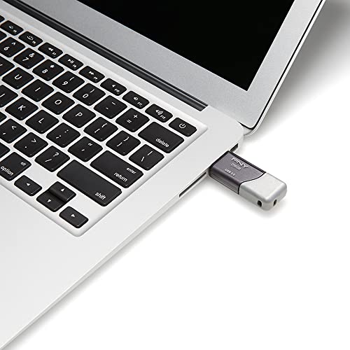 PNY 256GB Turbo Attaché 3 USB 3.0 Flash Drive 3-Pack – Grey, P-FD256X3TBOP-MP, 100MB/s, Light-Weight Durable - Data Storage and TransferPack of 20 - size: 256GB 60-Pack