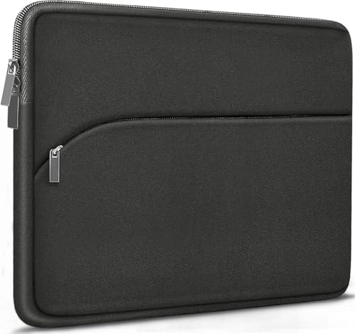 Laptop Sleeve Case 14 inch, Slim Portable Monitor Protective Cover with Front Pocket, Traveling Carrying Laptop Bag Compatible for MacBook Air/Pro, HP, Dell, Lenovo, Acer, Grey - color: Grey, size: 14 inch