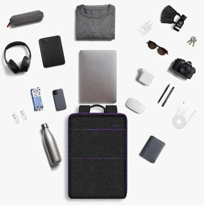 ZINZ Slim & Expandable Laptop Backpack Water Resistant Backpack Travel Backpack Compatible with MacBook Air/Pro/Neo 13-14 inch, XPS 13/14, Surface 13.5" and Most 13-14 Notebooks，B01PU01 - color: B01pu01, size: 13"-14"