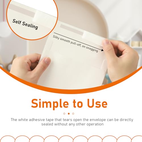 Guakicae 100 Packs Cream Blank Cards and Envelopes 5 x 7 Off White Heavyweight Folded Cardstock and A7 Envelopes Printable Self Seal for Wedding Invitations, Greeting Cards, Party - color: Off White, size: 5x7-100pcs