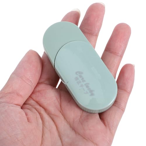 Healeved Correction Tape Green Plastic Dispenser 6pcs for Students with Large Capacity and Smooth Precise Corrections Suitable for School and Home Use