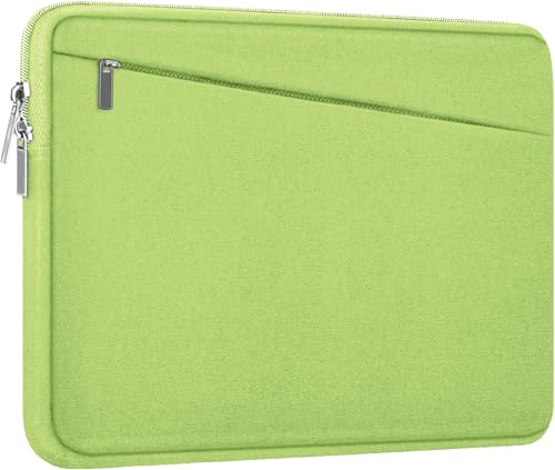 Laptop Case 15.6 inch, Slim Computer Carrying Bag Protective Cover Briefcase with Front Pocket, Durable Laptop Cover for 15-16 Inch HP, Dell, Lenovo, Asus, Notebook, Light Green - color: Light Green, size: 15.6 Inch