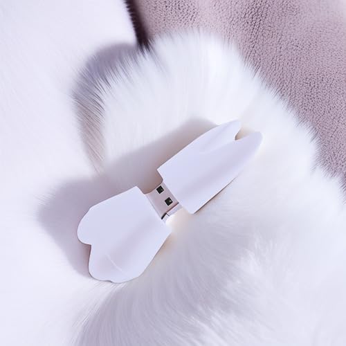 128GB Cartoon Lovely Tooth USB Flash Drive Pendrive Cute Novelty Memory Stick - color: Tooth, size: 128GB