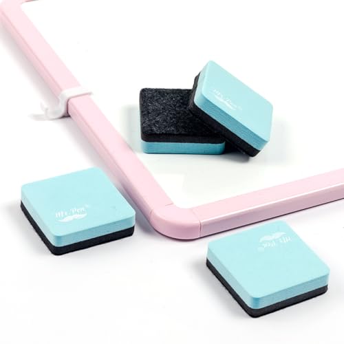 Mr. Pen- Mini Magnetic Dry Erase Erasers, 2" x 2", 24 Pack, Pastel Green | Small Magnetic Whiteboard Dry Erase Erasers Bulk for Kids, Teachers, Students and Classroom Supplies - color: Pastel Green, size: Square
