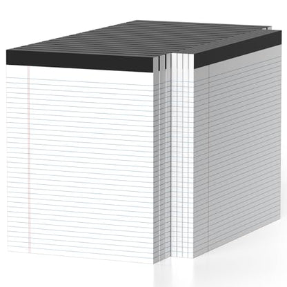 24 Pack Legal Pads 8.5 x 11 College Ruled Note Pads 8.5 x 11 Notepads 8.5 x 11 Micro Perforated Writing Pads 8.5 x 11 Pads of Paper Lined White Paper, 50 Sheets per Notepad for Home, Office, School - size: 8.5 x 11 In - White, style: 24 Pack