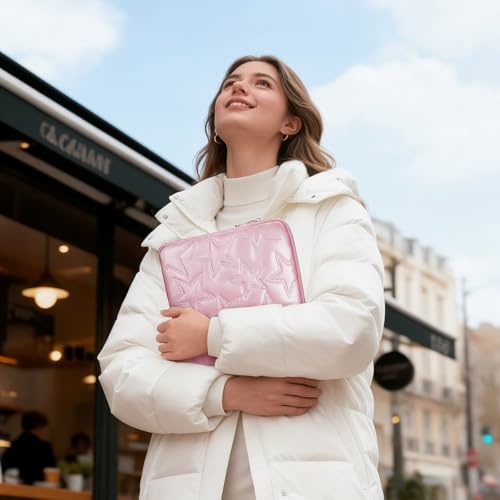 13 inch Laptop Sleeve Case for 13" MacBook Air M5/M4, 13" MacBook Neo/Pro, 13" Surface Laptop 7, 13" Latitude 5350/7350, 13.4" XPS 13, 13" ThinkPad L13 Gen 5, HP Notebook Bag Cover, Pink - color: Pink, size: 13 inch / Macbook 13