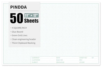Isometric Graph Paper, 11"x17" Dot Grid Paper, 0.25" Grid, 50 Sheets Landscape, Easy-Tear Glue-Bound, 11"x17" Cardboard Backing, for Drafting, Engineering, Architect Designers - color: 1 Pack-Dot Grid (50 Sheets/Pad), size: 11" x 17"Landscape