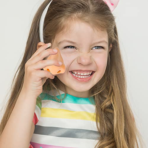 ArtCreativity Nose Pencil Sharpeners for Kids (Pack of 12) Cool School Supplies for Boys and Girls, Funny Gag Gifts, Birthday Party Favors for Toddlers, Classroom Teacher Rewards and Prizes