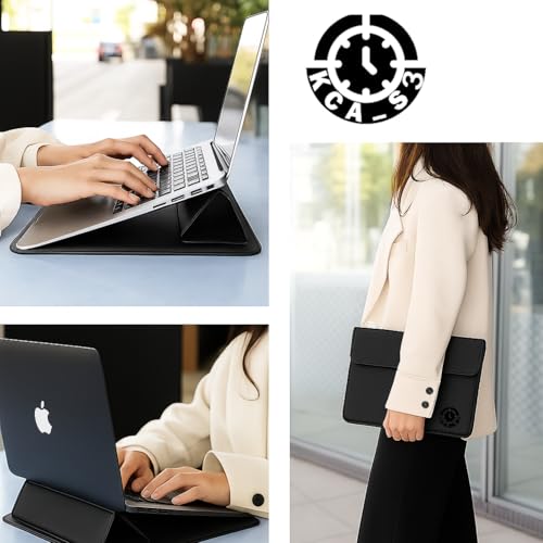 Black Universal Laptop Sleeve 11-13.3 Inch ONLY MacBook Air Pro 13" HP Envy Spectre x360 ASUS VivoBook Chromebook Flip Acer Spin 3 Lenovo IdeaPad Slim Students, Not for 14-16” - color: Black, size: Size Small-Med 11-13.3 inch