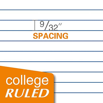 KAISA Composition Notebooks With Lined Paper, College Ruled 9-3/4" x 7-1/2" Comp Books Writing Journals Notebook, 4pads, C10001C - color: 4pad, size: college