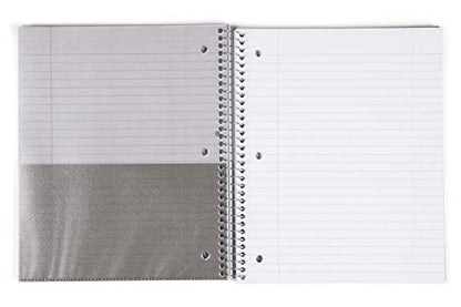 Mintra Office Durable Spiral Notebooks, 3 Subject (Lavender, Sage Green, Salmon, Wide Ruled 3pk) - color: Lavender, Sage Green, Salmon, size: Wide Ruled 3pk