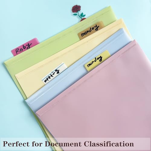 ELII 500 PCS Sticky Index Tabs 2 Inch Book Tabs,Clear Sticky Notes | Pages Notebooks File Tabs, Self Adhesive,Safety Material, Smooth Writing,Transparent,Waterproof,Repositionable,Reading - color: Muse, size: 500