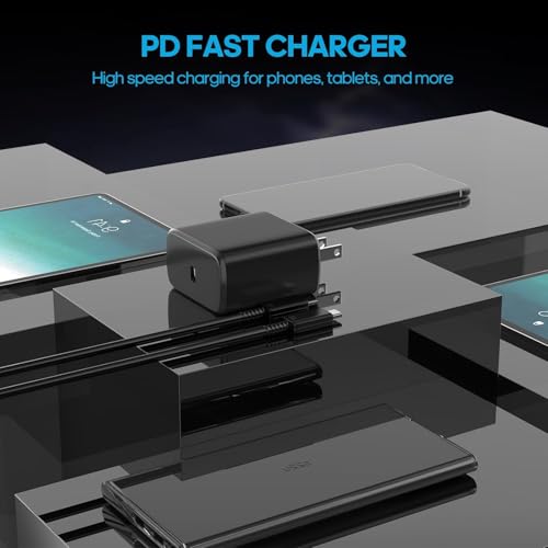 Samsung Super Fast Charger Type C 45W GaN Power USB C Charger PPS/PD Charging Block & 6.6FT Cable for Samsung Galaxy S26 Ultra/S26/S26+/S25 Ultra/S25/S25+/S24 Ultra/S24/S24+/S23 Ultra/S23/S23+