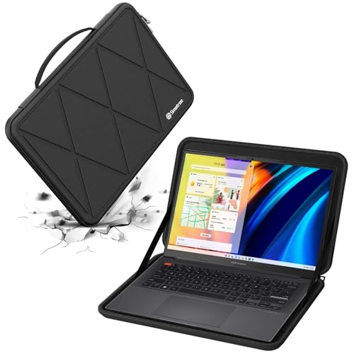 Smatree Hard EVA Protective Sleeve Case Compatible for 11.6 inch ASUS Chromebook CX1 (CX1101), 13.3 inch ASUS ProArt PZ13 (HT5306) Copilot +PC, Laptop Notebook Bag (X8017T) - color: X Series-Black, size: For 11-13 inch ASUS ProArt/Chromebook CX1(X8017T)