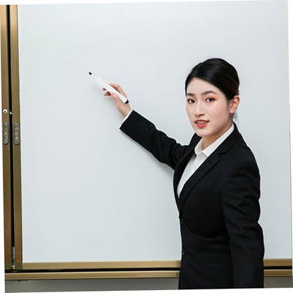 50-Pack Fine Tip Dry Erase Markers – 4.5 Inch with Eraser Cap, Black for Whiteboards and Office