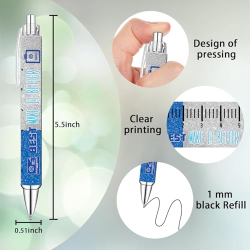 Idealmuzik 8 Nurse Ballpoint Pens,Gift for Nurse Week, Lovely Cartoon Cute Retractable Nursing Funny Ink for Medical Assistants Students Workers Office Appreciation Gifts - style: Nurse