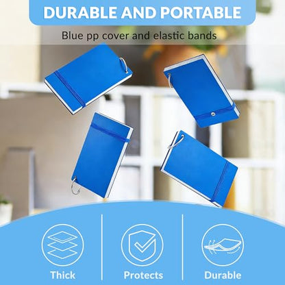 NEEWAY Ruled Index Cards with Ring 3x5 Inches, 200 Count Note Cards Lined, Flash Cards with Rings for Studying, Home and Office (Blue) - color: Blue