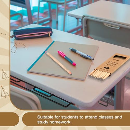 Geyoga 50 Boxes Woodcased Classroom #2 HB Pencils with Erasers 500 Count Pre-sharpened Number 2 Pencils for School Teacher Office Supplies, Writing, Drawing and Sketching Back to School Gifts (Wood) - color: Wood