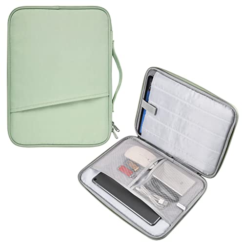 12.9 Inch Tablet Sleeve Bag for 2025 2024 iPad Pro M5 M4/iPad Air M4 M3 M2 13"/Pro 12.9",Samsung Galaxy Tab S9+Plus,S8+,S7+ Plus,S7 FE 12.4" Carrying Case,Surface Pro 11 Snapdragon,10,9,8,X Bag-Green - color: Green, size: 12.9 Inch